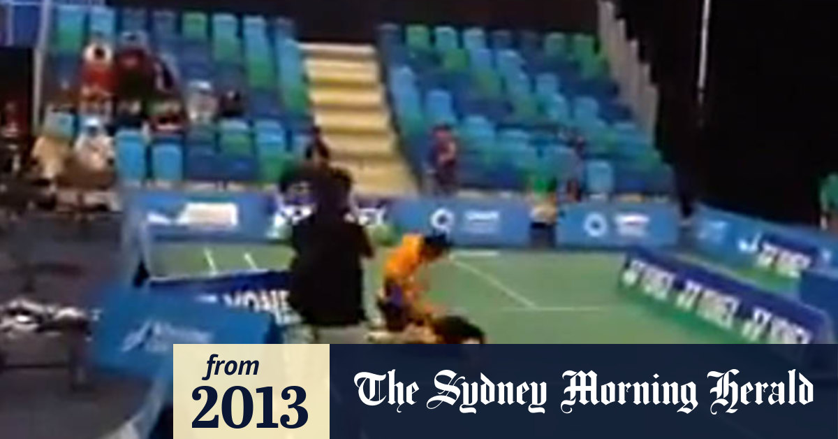 Video When badminton turns bad